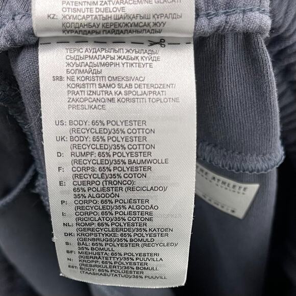 Adidas Pants Mens Medium Gray Team Squad Climalite Gray Sweatpants Zippered - Picture 5 of 16